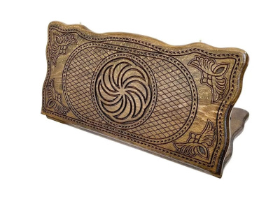 Нарды резные "Тёмный Узор 5" 60, Mirzoyan