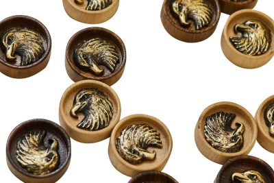 картинка Набор фишек для нард "Орел" с бронзой 213, Haleyan от магазина Gamesdealer.ru