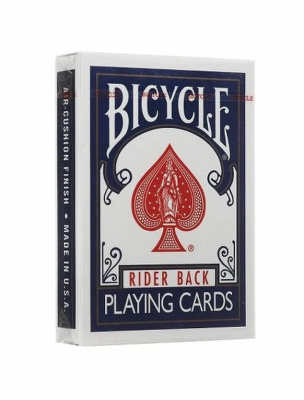 Карты "Bicycle rider back 808 standard poker playing cards red/blue"