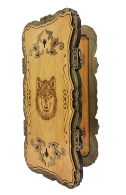 картинка Нарды Марс "Волк" средние (деревянные, 47 см, Россия), Partida от магазина Gamesdealer.ru