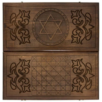 картинка Нарды резные "Звезда Давида", Ustyan от магазина Gamesdealer.ru
