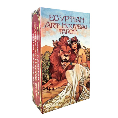 Карты Таро "Egyptian Art Nouveau Tarot Cards" Lo Scarabeo / Египетские карты Таро в стиле ар-нуво Ло