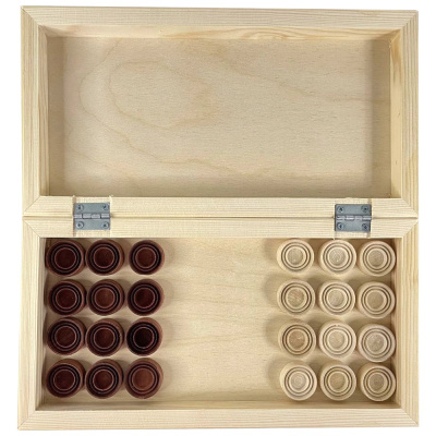 картинка Шашки "Кировские" (Россия, дерево, 29х14,5х5 см) от магазина Gamesdealer.ru