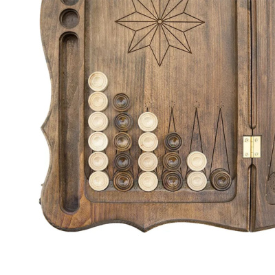 картинка Нарды резные "Волк", Petrosyan от магазина Gamesdealer.ru