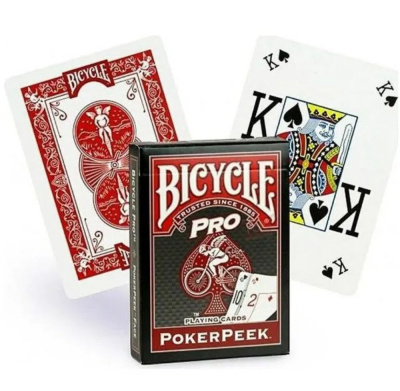 Карты "Bicycle Pro Standard Index Red"