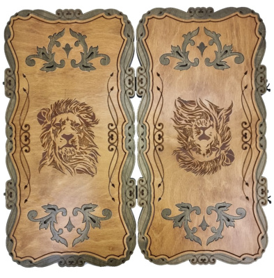 картинка Нарды Марс "Лев" средние (деревянные, 47 см, Россия), Partida от магазина Gamesdealer.ru