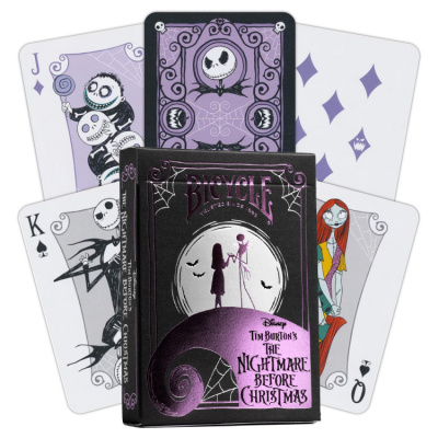 картинка Карты "Bicycle Disney Nightmare B4 Xmas Standard Index" от магазина Gamesdealer.ru