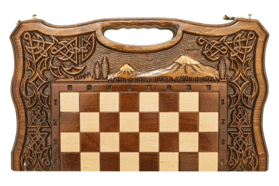 картинка Шахматы + Нарды резные Арарат 2 40, Haleyan от магазина Gamesdealer.ru
