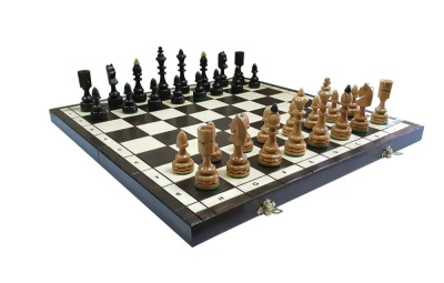 картинка Шахматы "Индия" 46 см, Madon (деревянные, Польша) от магазина Gamesdealer.ru