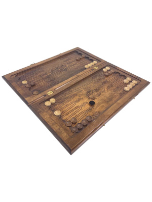 картинка Нарды резные  "Гладиаторы", Ustyan от магазина Gamesdealer.ru