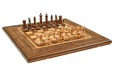 Шахматы + нарды резные "Наира" 50, Mkhitaryan