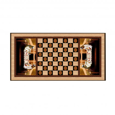 картинка Шахматы + нарды + шашки "Сирия Шейхи" средние от магазина Gamesdealer.ru