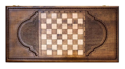 картинка Нарды резные "Лев", Mkhitaryan от магазина Gamesdealer.ru