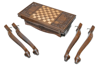 картинка Стол ломберный Нарды + Шахматы, Haleyan от магазина Gamesdealer.ru