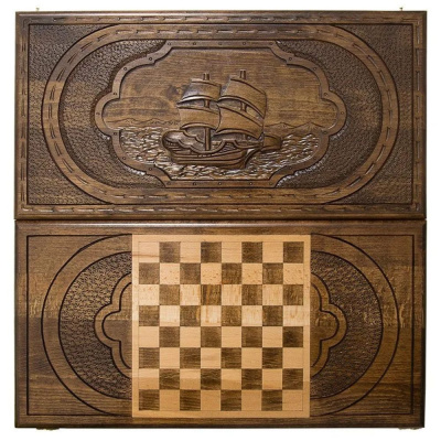 картинка Нарды резные "Парусник", Mirzoyan от магазина Gamesdealer.ru