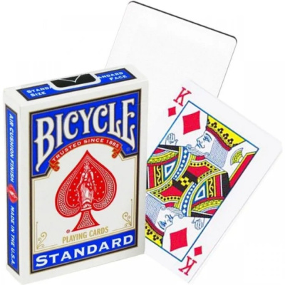 картинка Карты "Bicycle Blank Back Standard Face blue" / рубашка пустая, лицо стандарт от магазина Gamesdealer.ru