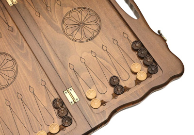 картинка Нарды резные "Арарат" с ручкой 50, Haleyan от магазина Gamesdealer.ru