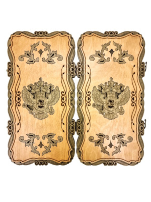 картинка Нарды Марс "Герб РФ" малые (деревянные, 40 см, Россия), Partida от магазина Gamesdealer.ru