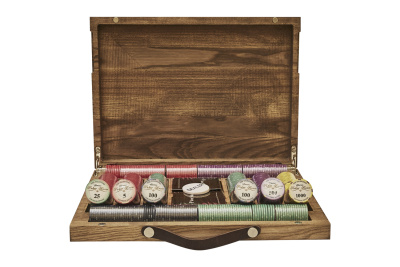 Набор для покера Valentino Poker Room Ceramic на 500 фишек в кейсе из ясеня, Partida