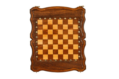 картинка Шахматы + нарды резные "Гамбит 2" 40, Simonyan от магазина Gamesdealer.ru
