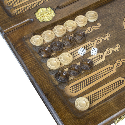 картинка Нарды резные "Сияние 1" 50, Mkhitaryan от магазина Gamesdealer.ru