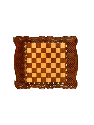 картинка Шахматы + нарды резные "Эндшпиль 2" 40, Simonyan от магазина Gamesdealer.ru