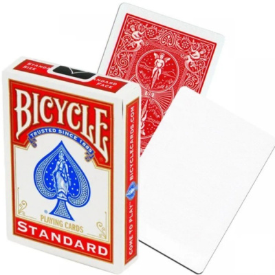 картинка Карты "Bicycle Blank Face Red Back" от магазина Gamesdealer.ru