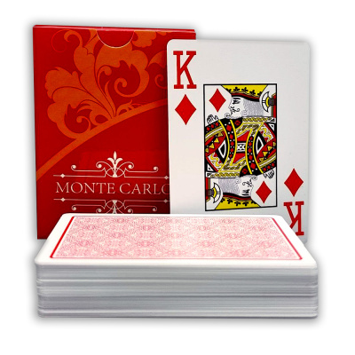 Карты для покера "Monte Carlo" 100% пластик
