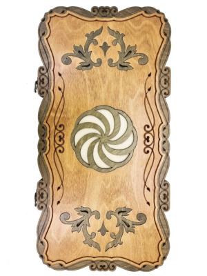 Нарды Марс "Бесконечность" большие (деревянные, 57 см, Россия), Partida