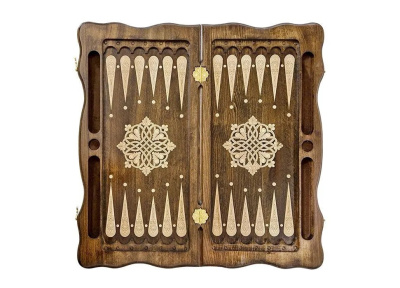 картинка Нарды резные "Тёмный Узор 6" 60, Mirzoyan от магазина Gamesdealer.ru