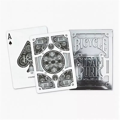картинка Карты "Bicycle Silver Steampunk" от магазина Gamesdealer.ru