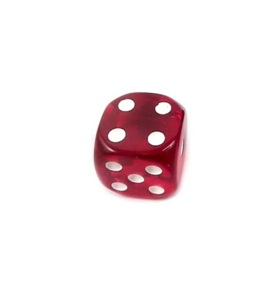 картинка Комплект костей из янтаря красные 15мм, 2 шт от магазина Gamesdealer.ru