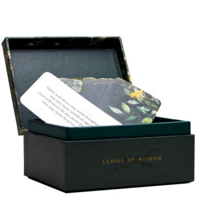 Карты Таро "Leaves of Wisdom cards" Blue Angel / Листья карт мудрости