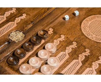 картинка Нарды резные "Сияние 1", Mkhitaryan от магазина Gamesdealer.ru