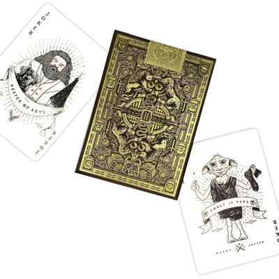 картинка Карты "Theory11 Harry Potter Deck - Yellow (Hufflepuff)" от магазина Gamesdealer.ru