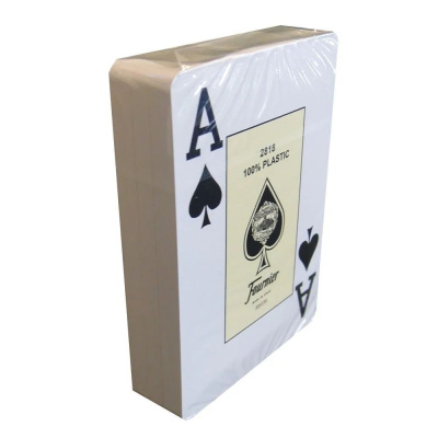 картинка Карты "Fournier 2818 blue" 100% пластик от магазина Gamesdealer.ru