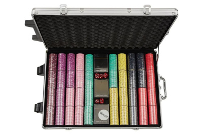 картинка Набор для покера Valentino Poker Room Ceramic на 1000 фишек от магазина Gamesdealer.ru