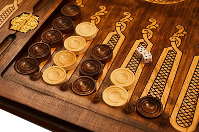 картинка Нарды резные "Сияние 2", Mkhitaryan от магазина Gamesdealer.ru