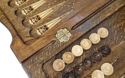 картинка Нарды резные "Армянский узор 2" 60, Ustyan от магазина Gamesdealer.ru