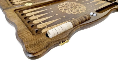 картинка Нарды резные "Тёмный Узор 3" 60, Mirzoyan от магазина Gamesdealer.ru