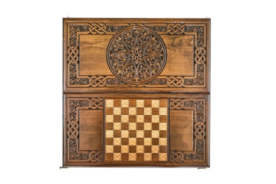 картинка Нарды резные "Армянский узор 8" 60, Haleyan от магазина Gamesdealer.ru