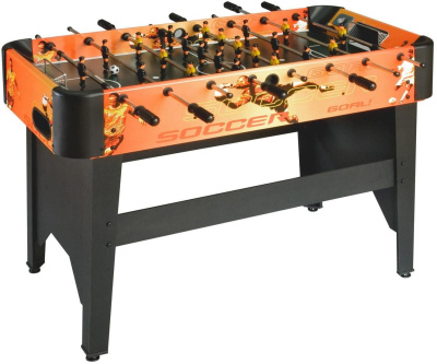 Настольный футбол (кикер) «Amsterdam» (120х61х84, оранжево-черный)