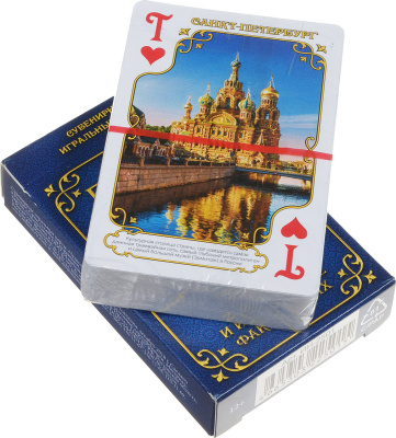 картинка Сувенирные игральные карты серия "Города России" 54 шт/колода от магазина Gamesdealer.ru