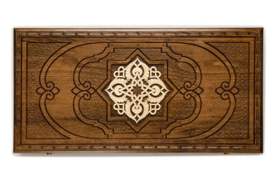 картинка Нарды резные "Золотой Узор 3", Mirzoyan от магазина Gamesdealer.ru