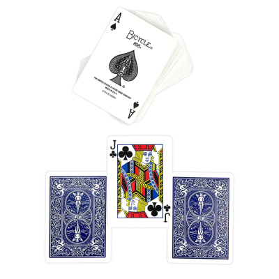 картинка Игральные карты Bicycle Standard 54 карты, синие от магазина Gamesdealer.ru
