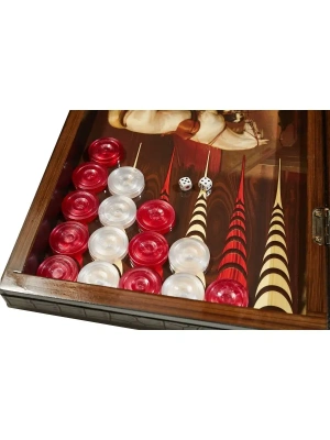 картинка Нарды Белая Лошадь XXL, Турция, Yenigun от магазина Gamesdealer.ru