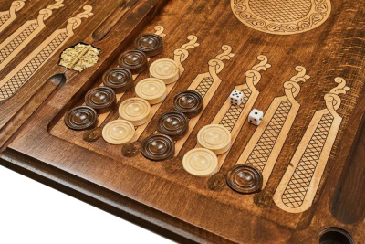 картинка Нарды резные "Олень", Mkhitaryan от магазина Gamesdealer.ru