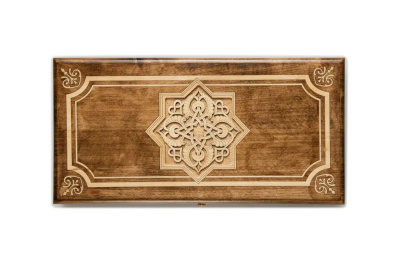 картинка Нарды резные "Золотой узор 4" 50, Mirzoyan от магазина Gamesdealer.ru