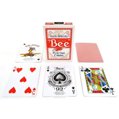 картинка Карты "Bee Standard Index Red & Blue" от магазина Gamesdealer.ru