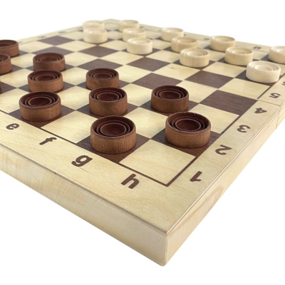 картинка Шашки "Кировские" (Россия, дерево, 29х14,5х5 см) от магазина Gamesdealer.ru